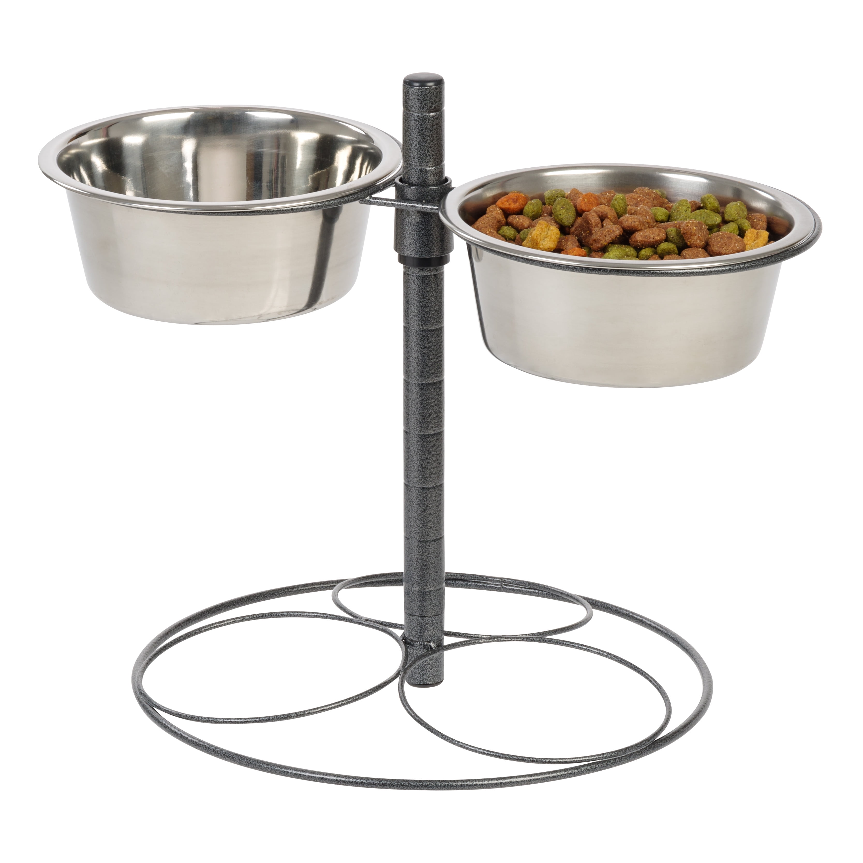 adjustable elevated dog feeder