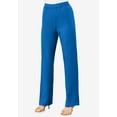 thumbnail image 2 of Roaman's Women's Plus Size Tall Plus Size Wide Leg Bend Over Pant, 2 of 6