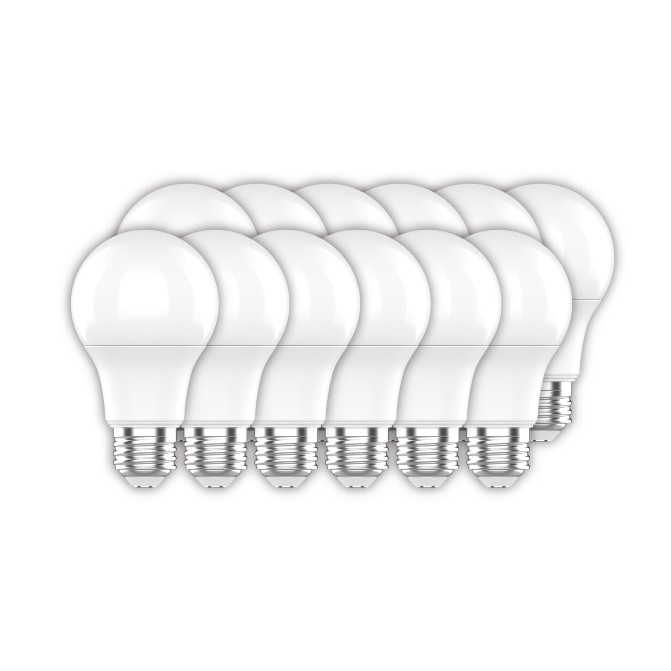 GE General Purpose LED 40 Watt Replacement, Daylight, A19 Frosted Bulbs (12 Pack)