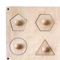 thumbnail image 3 of 2x Montessori Busy Board, Accesorios De Bricolaje, Juguete Sensorial Para Viajes En Avión Zulema tablero ocupado, 3 of 7