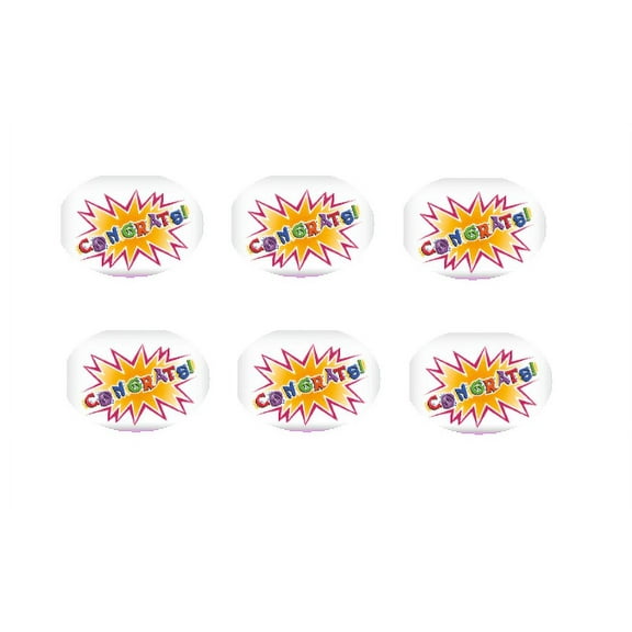 Congrats! 12 - 2 inch Cupcake Edible Frosting Photos