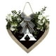 thumbnail image 1 of Guirnalda de 26 letras en forma de corazón con el apellido A Z para colgar en la puerta de entrada Guirnalda de primavera para colgar en la puerta de entrada, 1 of 3