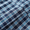 thumbnail image 4 of LIaqionyy Big and Tall Short Sleeve Shirt for Men's Plaid Dress Button down Casual Loose Tees Shirts with Pocket, 4 of 7