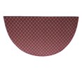 thumbnail image 1 of Goods Of The Woods 10758 Trellis Half Round Rug - Burgundy, 1 of 1