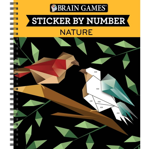Brain Games Sticker by Number Nature (Other)