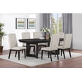 thumbnail image 1 of Hathaway Juego de mesa de comedor rectangular de 7 piezas Acacia Marrón, 1 of 3