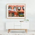 thumbnail image 5 of Out to Dry - Venice Veneto Italy Photography Architecture Street Photography Rustic Travel Poster Vintage Floral City Oak Framed Wall Art Print 18 x 24 inches, 5 of 6