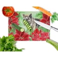 thumbnail image 2 of American Akita Poinsettas Glass Cutting Board Large, 2 of 2