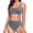 D201/Grey, variant on Womens Bikini Sets Women High Waisted Bikini Push Up Two Piece Swimsuits Vintage Retro Ruched Print Bikini Set 2026 Retro Swimsuit