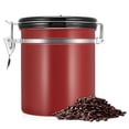 thumbnail image 1 of Contenedor de café EOTVIA hermético acero inoxidable 1.5L rojo, 1 of 7