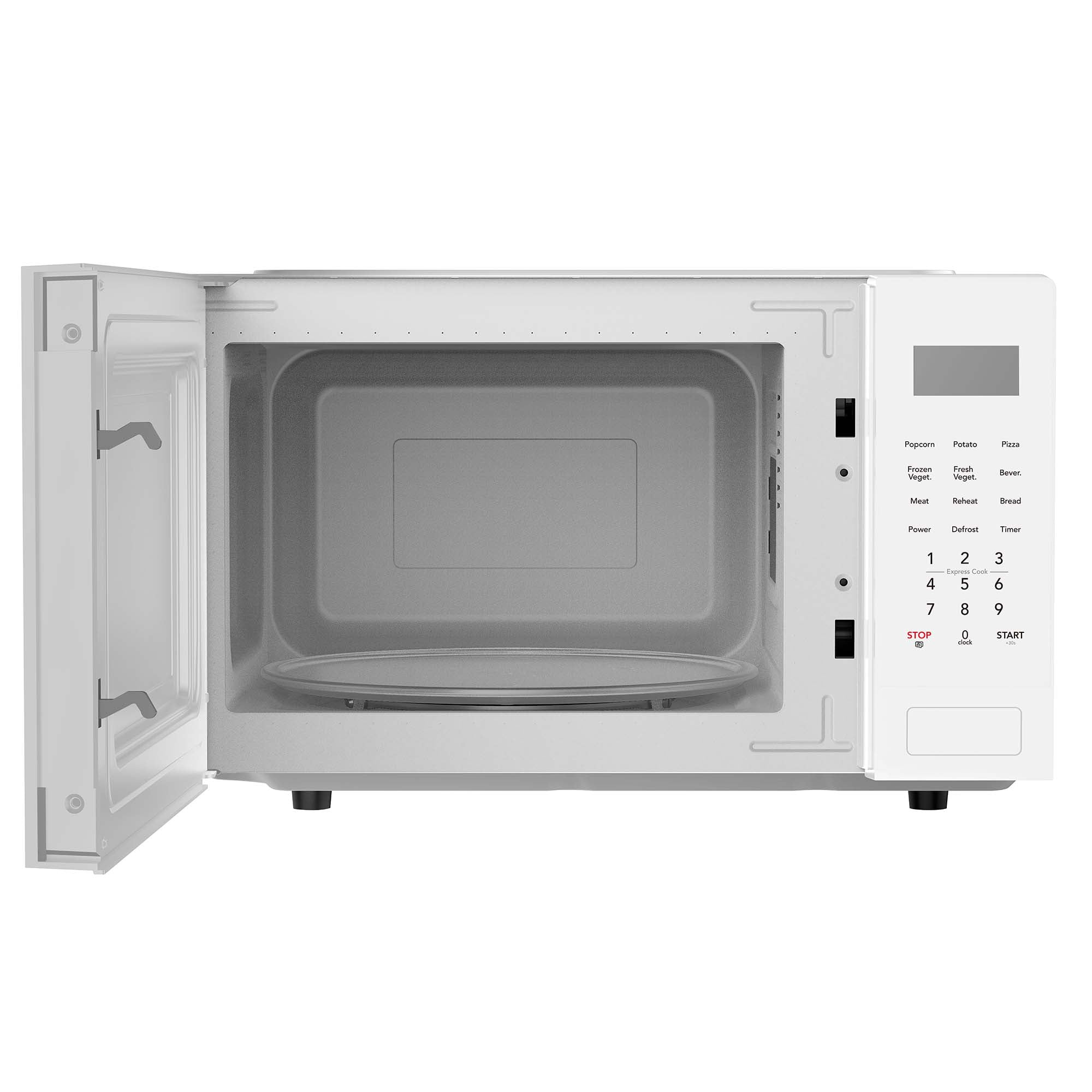 Frigidaire 0.9 Cu. ft. Countertop Microwave Oven, 900 Watt Microwave with 10 Power Levels, White
