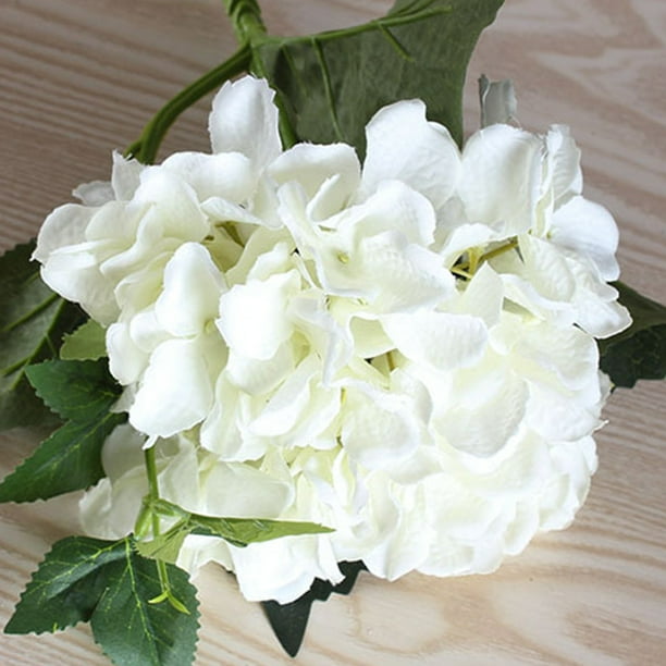 Artificial Hydrangea Flowers Fake Silk Bouquet Flower for Home Wedding