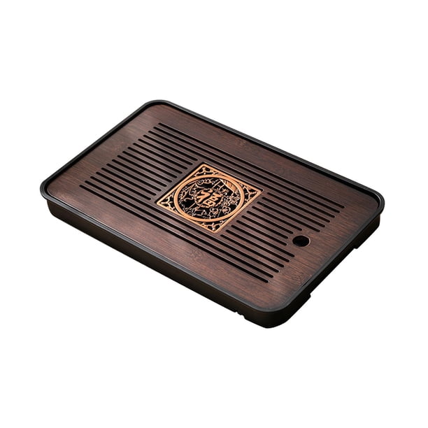 Bandeja de té Kungfu chino, accesorio para servir té, bandeja para salón de té y hogar. Estilo B