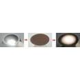 thumbnail image 6 of Kiven Fabric Led Light Cover,Light Blocking Stickers, 6.3in in Dia, Brown Fabric Ceiling Light Filters, 6 of 6