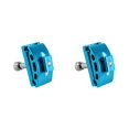 thumbnail image 2 of Toystoory Tija de sillín Abrazaderas Cabeza Bicicletas Tornillo Asiento Tubo Impermeable Ajustable Ciclismo Sit Tube Slide Reparación Azul 2Conjunto, 2 of 6