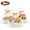 White, variant on Lumikrypt 3 Pack Woven Basket with Gift Bags and Ribbons, 12" x 8" x 5" Empty Gift Basket with Handles, Small Rope Basket for Storage, White