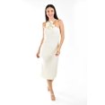 thumbnail image 2 of Vestido midi con flor Roman Fashion /Juvenil, 0344 (Beige) beige M, 2 of 4