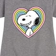 thumbnail image 3 of Peanuts - Snoopy Heart - Youth Girls Fleece Dress, 3 of 6