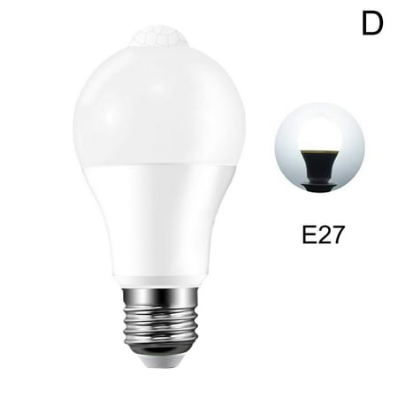 

1PC E27/B22 PIR Motion Sensor LED Globe Bulb Auto ON/OFF Energy Saving Light 202 W3Q1