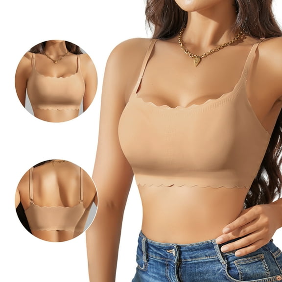 Wireless Bras for Women Seamless No Underwire Bra Full Coverage T shirt Bralettes Soft Padded Sleep Bra