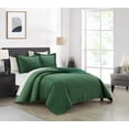 thumbnail image 2 of NY&C Home Wafa 7-Piece Geometric Quilt Set, King, Green, 2 of 2