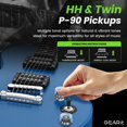 thumbnail image 2 of Guitarra eléctrica Gearit GI-155 Valley Series 39 con amplificador, 2 of 7