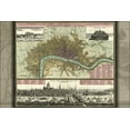 thumbnail image 1 of 24"x36" Gallery Poster, map of london in german 1740, 1 of 1