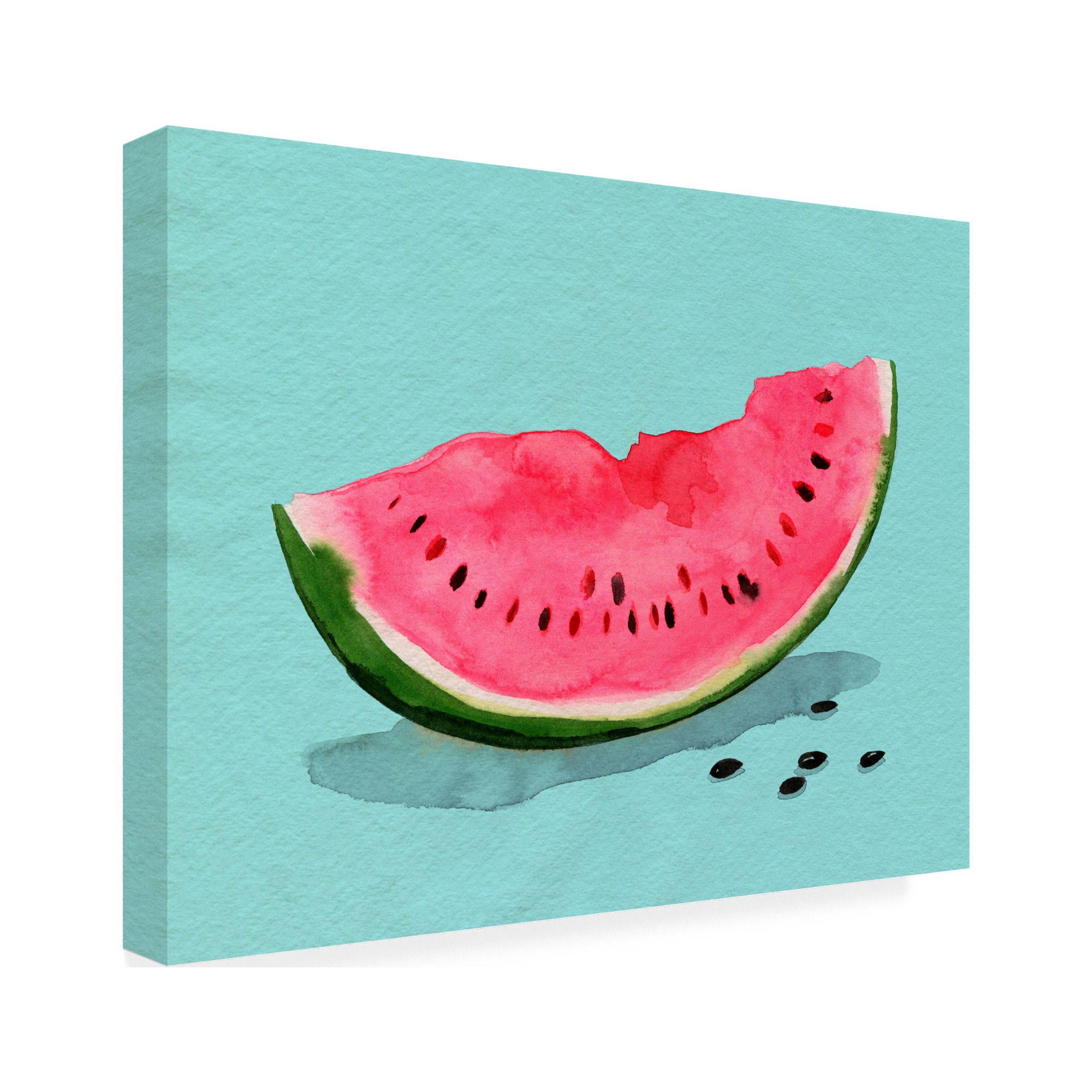 Grace Popp 'Summer Watermelon II' Canvas Art