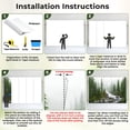 thumbnail image 7 of 69"x98" Wall Mural Peel and Stick Wallpaper Peaceful Forest Stream Green Pines Wall Decor Self Adhesive Removable Wall Stickers for Bedroom Living Room, 7 of 7