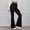 Solid Color, variant on Jacenvly Pants for Women Flared Pants Extra Long Elastic Waisted Plain Formal Trousers for Women Casual Slim High Elastic Waist Solid Color Sports Yoga Flare Pants