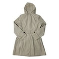 thumbnail image 2 of London Fog Women's Single Breasted Waist Belt Hooded Trench Coat, 7723770SC (Stone, L), 2 of 2