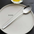 thumbnail image 3 of Homeholiday Stainless Steel Long Handle Tea Coffee Mixing Spoon Cocktail Ice Cream Soup Home Teaspoon, 3 of 5