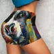 thumbnail image 4 of Fotbe Cow Shorts Sin Costuras – Shorts Deportivos de Cintura Alta para Mujer, Elásticos para Gimnasio, Yoga, Running o Ciclismo-X-Large, 4 of 8