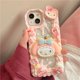thumbnail image 1 of Funda de teléfono Sanrio Hello Kitty Cinnamoroll Kuromi para IPhone 14, 13, 12, 11 Pro Max, 14 Pro, cubierta trasera de crema anticaída Fivean unisex, 1 of 2