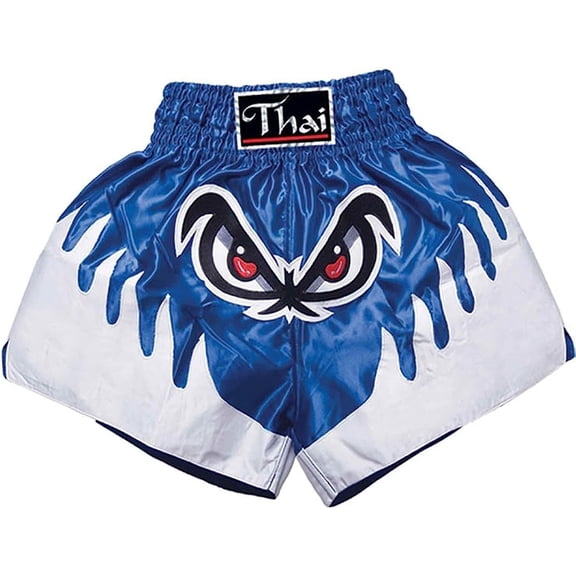 Woldorf Muay Thai Shorts Embroidered Eyes Size S Martial Arts, Sparring Fitness, Grappling Shorts, Kickboxing Shorts, Fighting Shorts, Muay Thai Training Shorts