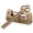 Bronze, variant on BIMZUC Mini Chinese Style Traditional Magpie Flowers Padlock Small Lock for Vintage Furniture Bronze 1.6 inches / 4 cm