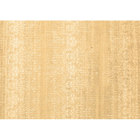 Ahgly Company Indoor Rectangle Abstract Brown Contemporary Area Rugs, 5' x 7'