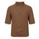 thumbnail image 1 of Camisa de manga corta irregular de seda helada para hombre - Diseño de pelo oscuro, mezcla de algodón, 1 of 6