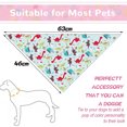 thumbnail image 2 of Cat and dog triangle neck scarf, fruit triangle scarf, triangle towel dog cat saliva towel, 2 of 5