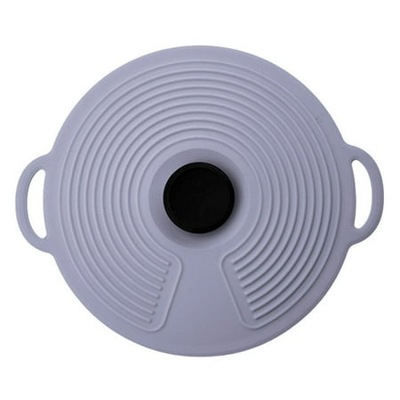 

Cooking Kitchen Tool Anti-Sputtering Reusable Self Sealing Lid Food Fresh Cover Bowl Pot Lid Silicone GREY M