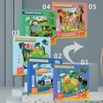 thumbnail image 2 of Dino-Themed Foldable Magnetic Puzzle Book for Kids Ages 4-6: Educational Cognitive Development Toy with Interactive Learning Features, Durable Material, Gender-Neutral Design – Perfect Kindergarten, 2 of 6
