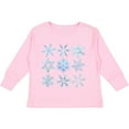 thumbnail image 3 of Inktastic Winter Snowflakes Boys or Girls Long Sleeve Toddler T-Shirt, 3 of 5