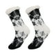 thumbnail image 1 of Calcetines de invierno para hombre y mujer, cómodos, transpirables, de punto, con cordón, de tubo medio, de algodón., 1 of 3