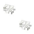 thumbnail image 3 of crativent Fish Tank Filter Mount Tube Fixing Outflow Inflow Water Hose Clip Holder M transparent 60x35mm 2Set, 3 of 6