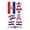 N, variant on Bisitoy 10 Pack Temporary Tattoo Stickers Football Match Sports Festival Country Flags Stickers on Face Arm Water Transfe (N)