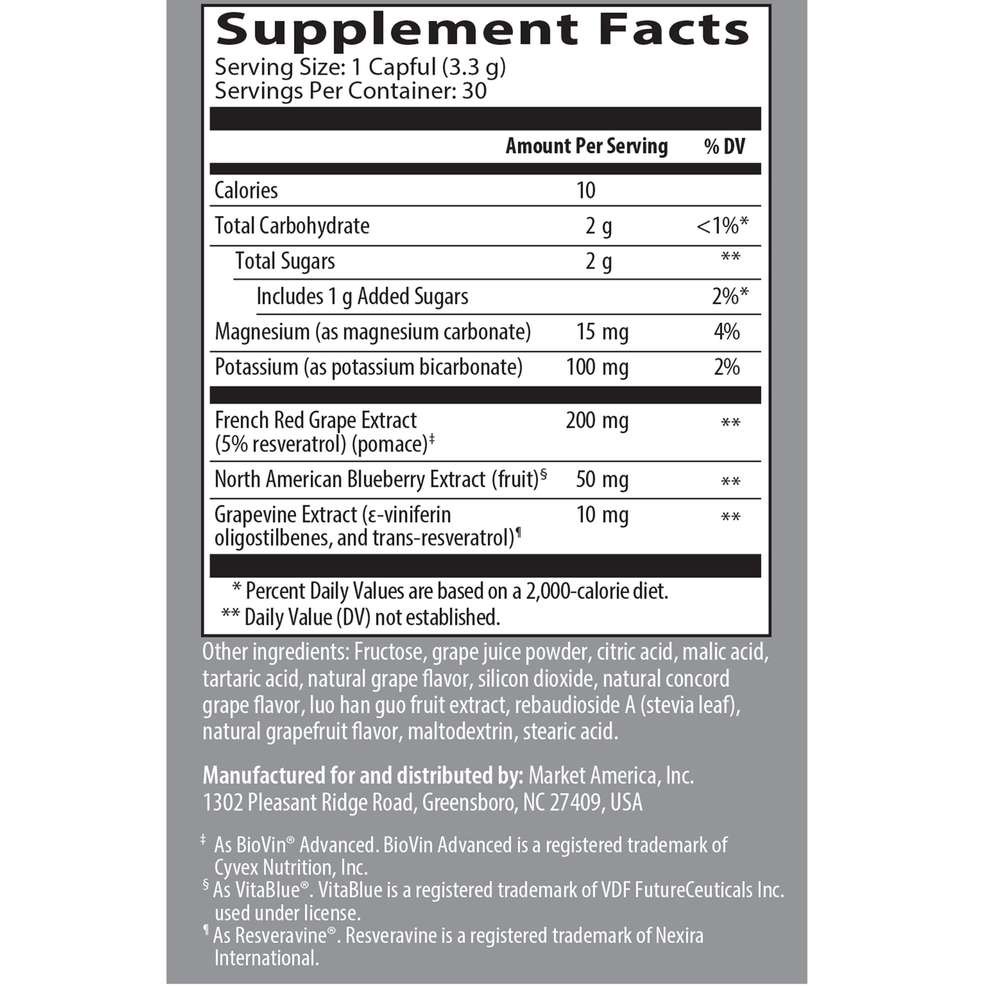 Isotonix Resveratrol Supplement with Resveravine, BioVin and VitaBlue for Cellular Health, Antioxidant Protection, and Cardiovascular Support - 30 Servings