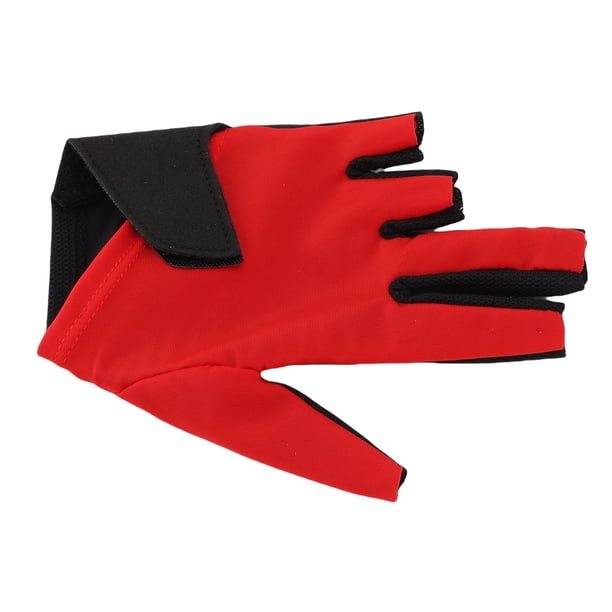 Guante De Billar De La Mano Izquierda, Billar Y Billar Y Billar Señales Sports Elastic 5 Dedos Para Hombres Y Mujeres Con Malla Transpirable
