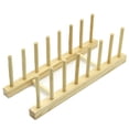 thumbnail image 1 of Bamboo Wooden Dish Rack Plates Holder Kitchen Storage Cabinet Organizer for Dish / Plate / Bowl / Cup / Pot Lid / Cutting Board, 1 of 11