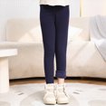 thumbnail image 2 of Hessimy Girls' Jeans Baggy High Waist Pants Wide Leg Pants Teen Clothing Justice Girls Clothing Autumn Winter Spring Summer (Navy,11-12 Years), 2 of 7