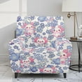 thumbnail image 2 of FOR U DESIGNS Axolotl Flower Pattern Recliner Chair Covers Breathable Sofa Couch Cover with Armrest, Stretch Recliner Couch Covers Furniture Protector for Pet,Kids, 2 of 8
